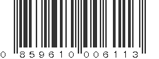 UPC 859610006113