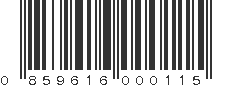 UPC 859616000115