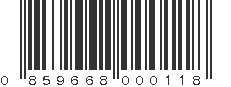 UPC 859668000118