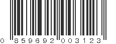 UPC 859692003123