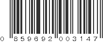 UPC 859692003147