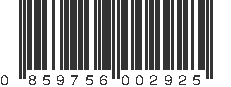 UPC 859756002925