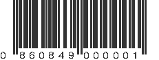 UPC 860849000001