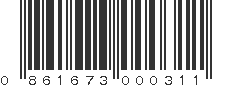 UPC 861673000311