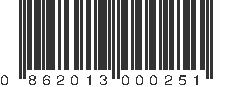 UPC 862013000251