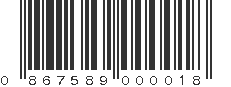 UPC 867589000018