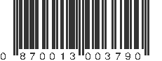 UPC 870013003790