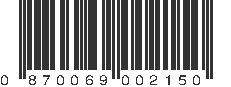 UPC 870069002150