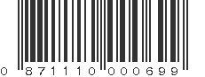 UPC 871110000699