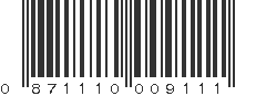 UPC 871110009111