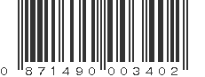 UPC 871490003402