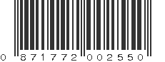 UPC 871772002550