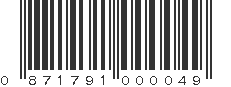 UPC 871791000049