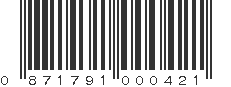 UPC 871791000421