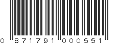 UPC 871791000551