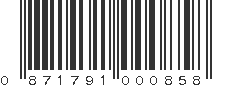 UPC 871791000858