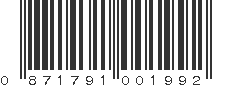 UPC 871791001992