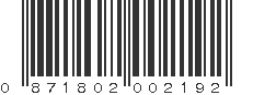 UPC 871802002192