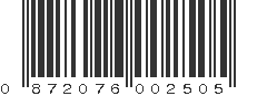 UPC 872076002505