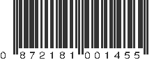 UPC 872181001455