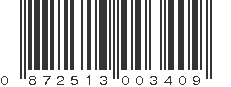 UPC 872513003409