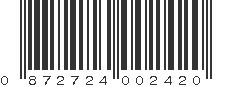 UPC 872724002420