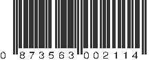 UPC 873563002114