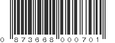 UPC 873668000701