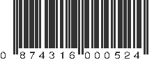 UPC 874316000524