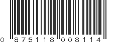 UPC 875118008114