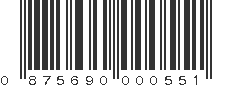 UPC 875690000551