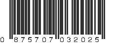 UPC 875707032025