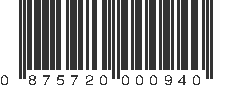 UPC 875720000940