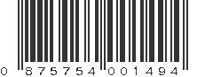 UPC 875754001494