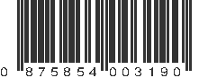 UPC 875854003190