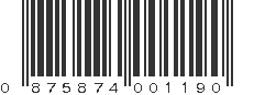 UPC 875874001190