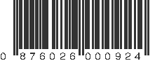 UPC 876026000924