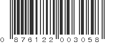 UPC 876122003058