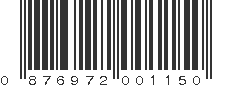 UPC 876972001150