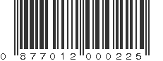 UPC 877012000225