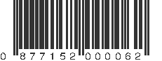 UPC 877152000062