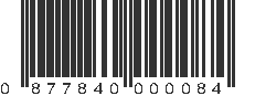 UPC 877840000084