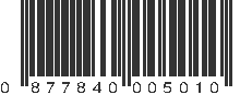 UPC 877840005010