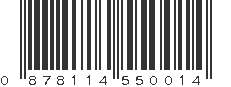 UPC 878114550014