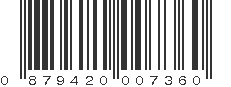 UPC 879420007360