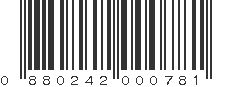 UPC 880242000781