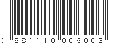 UPC 881110006003