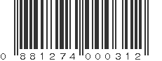 UPC 881274000312