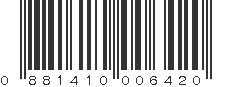 UPC 881410006420