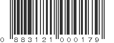 UPC 883121000179